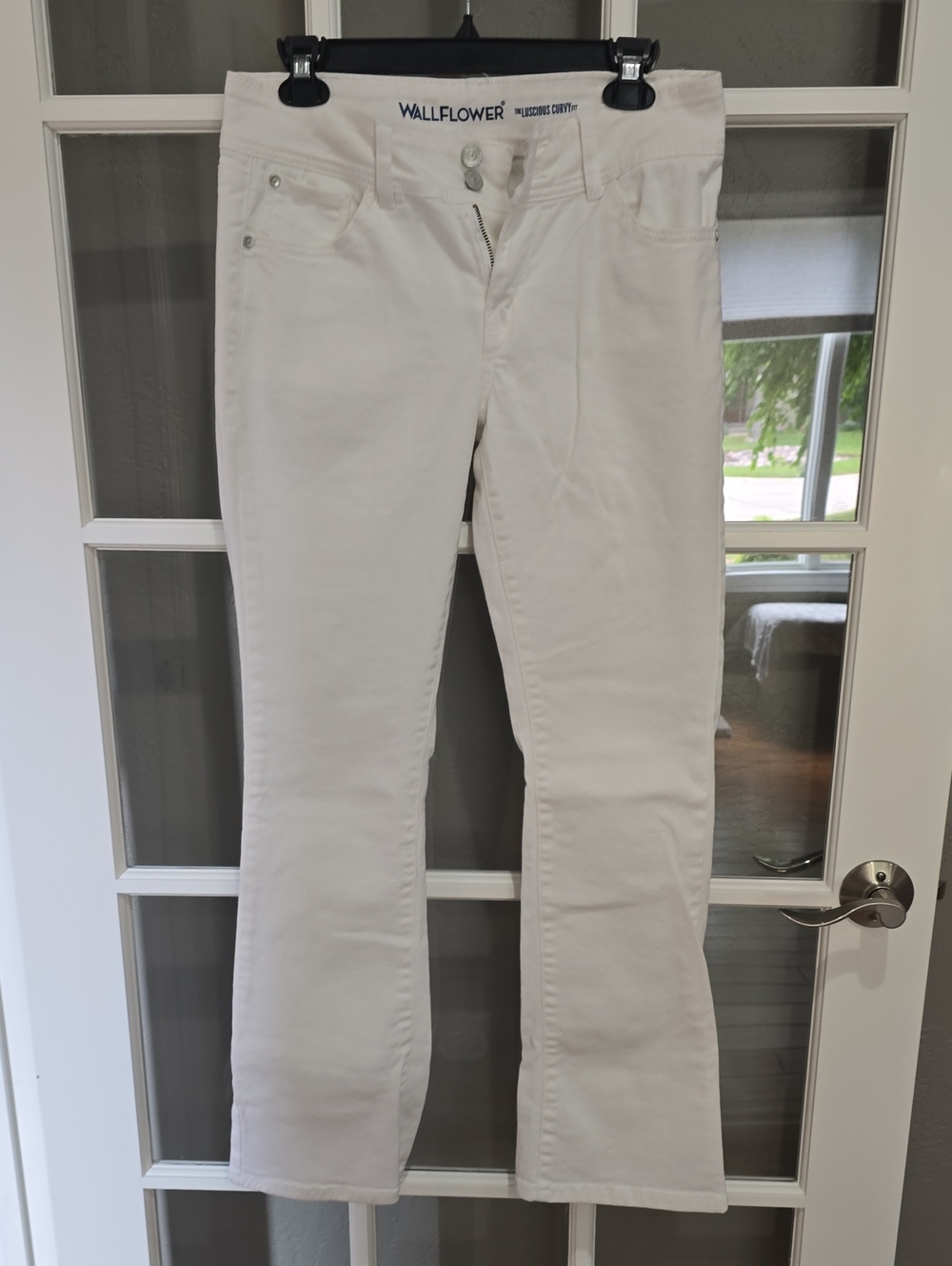 Wallflower White Flare Jeans